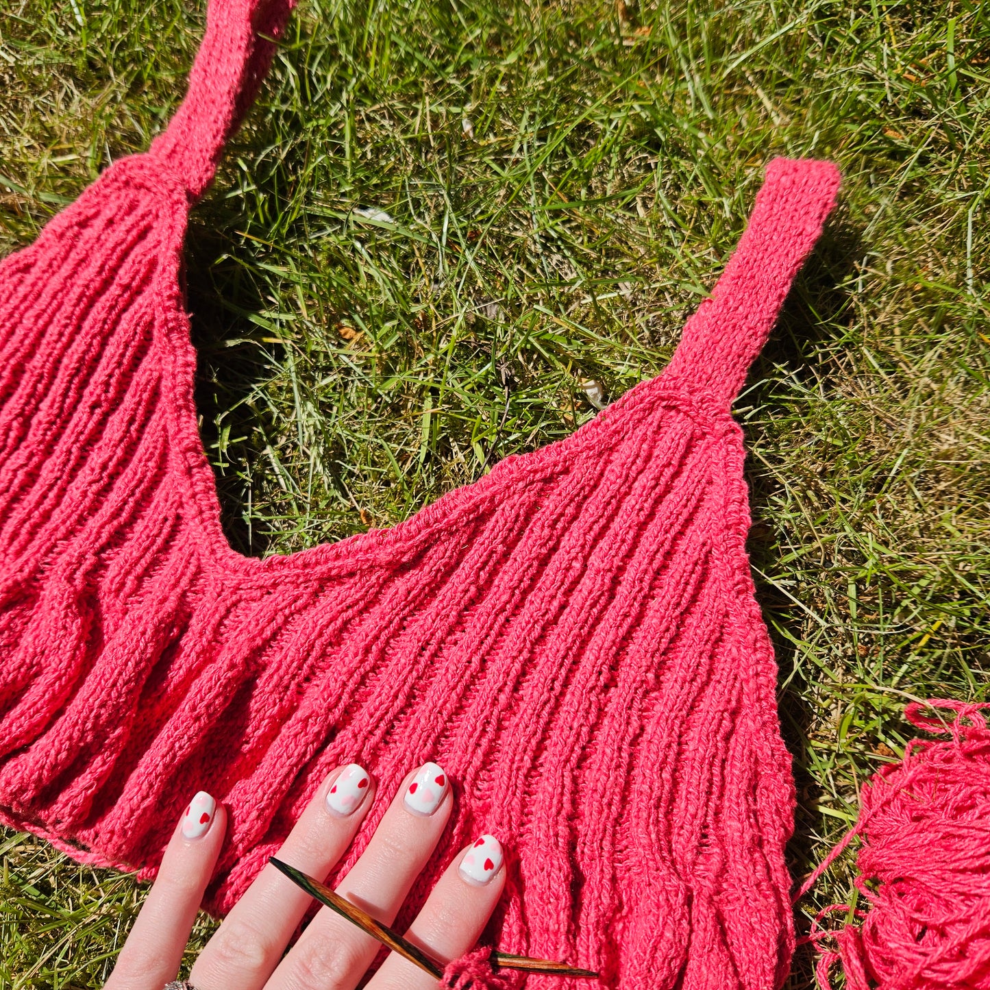 Sommerbrise Cami Strickanleitung / Camisole Knitting pattern