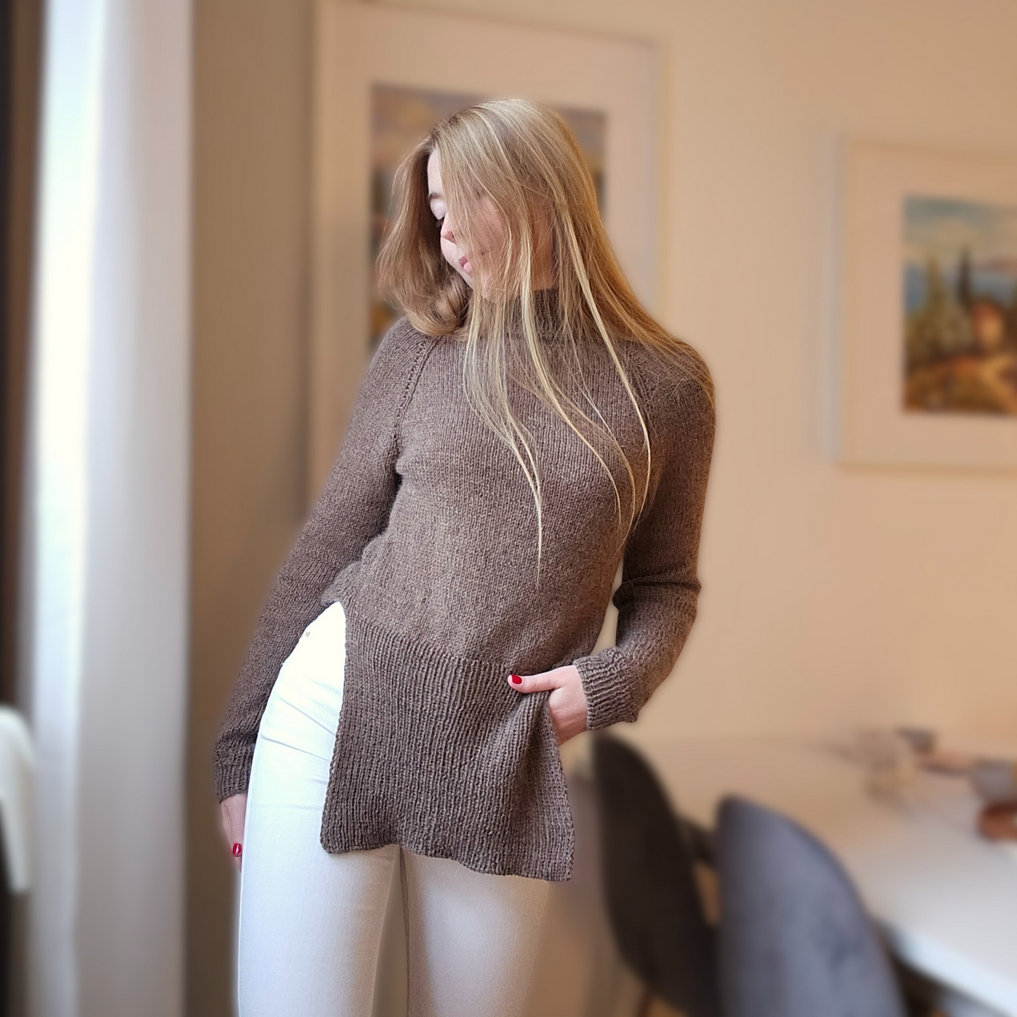 Nebel Pullover Regular Strickanleitung / Sweater Knitting pattern