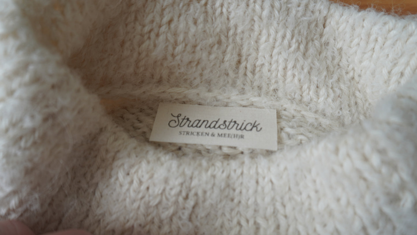 Strandstrick - Handarbeitslabel zum Einnähen