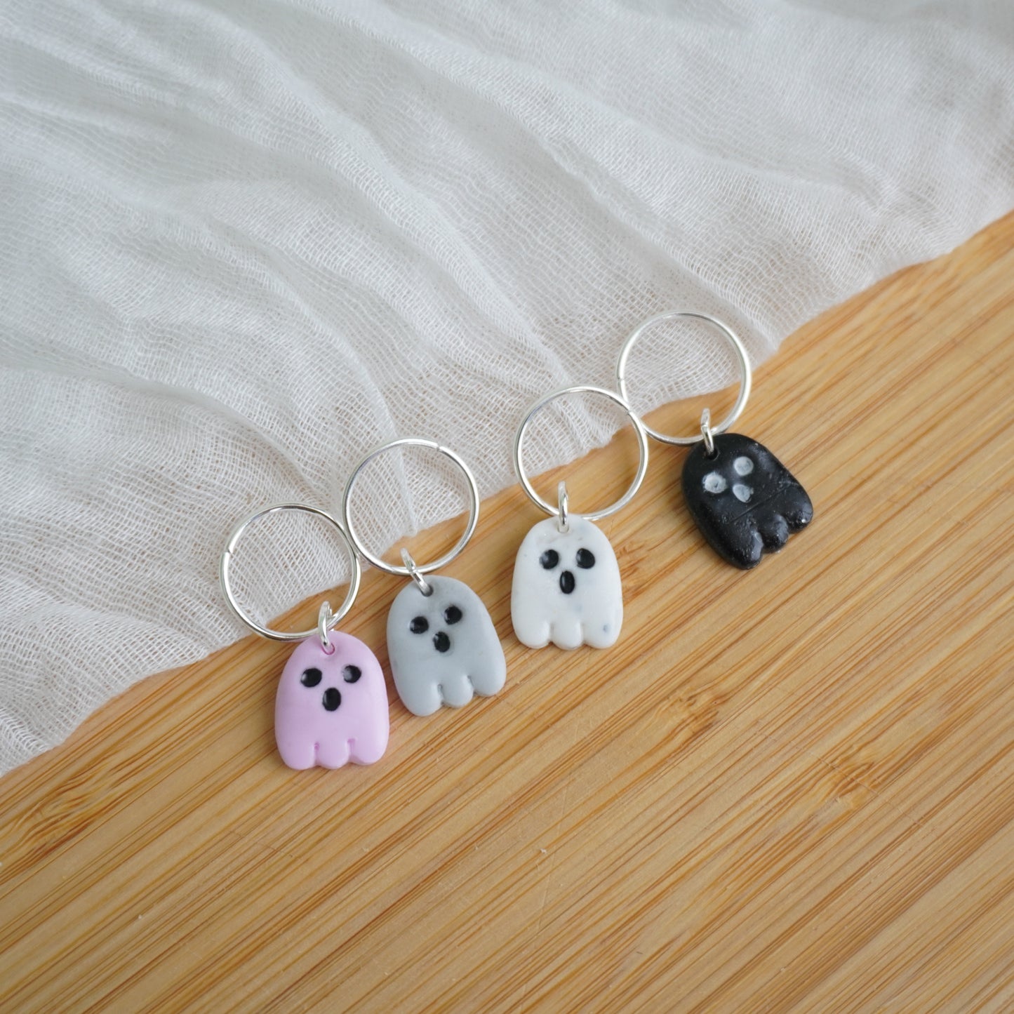 Halloween Geist / Handgemachter Maschenmarkierer