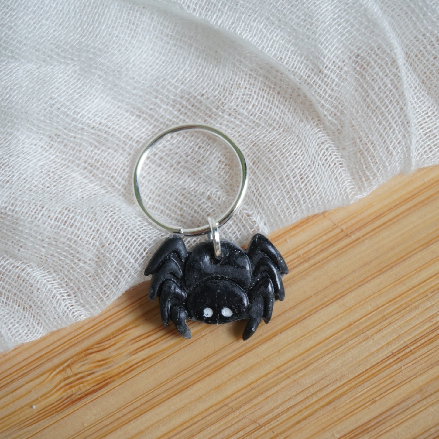 Halloween Spinne / Handgemachter Maschenmarkierer