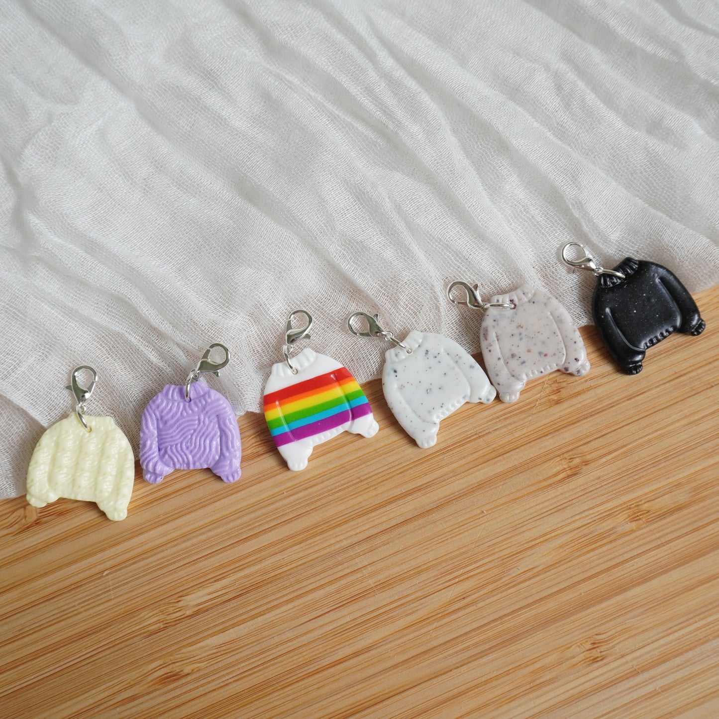Pullover / Handgemachter Maschenmarkierer