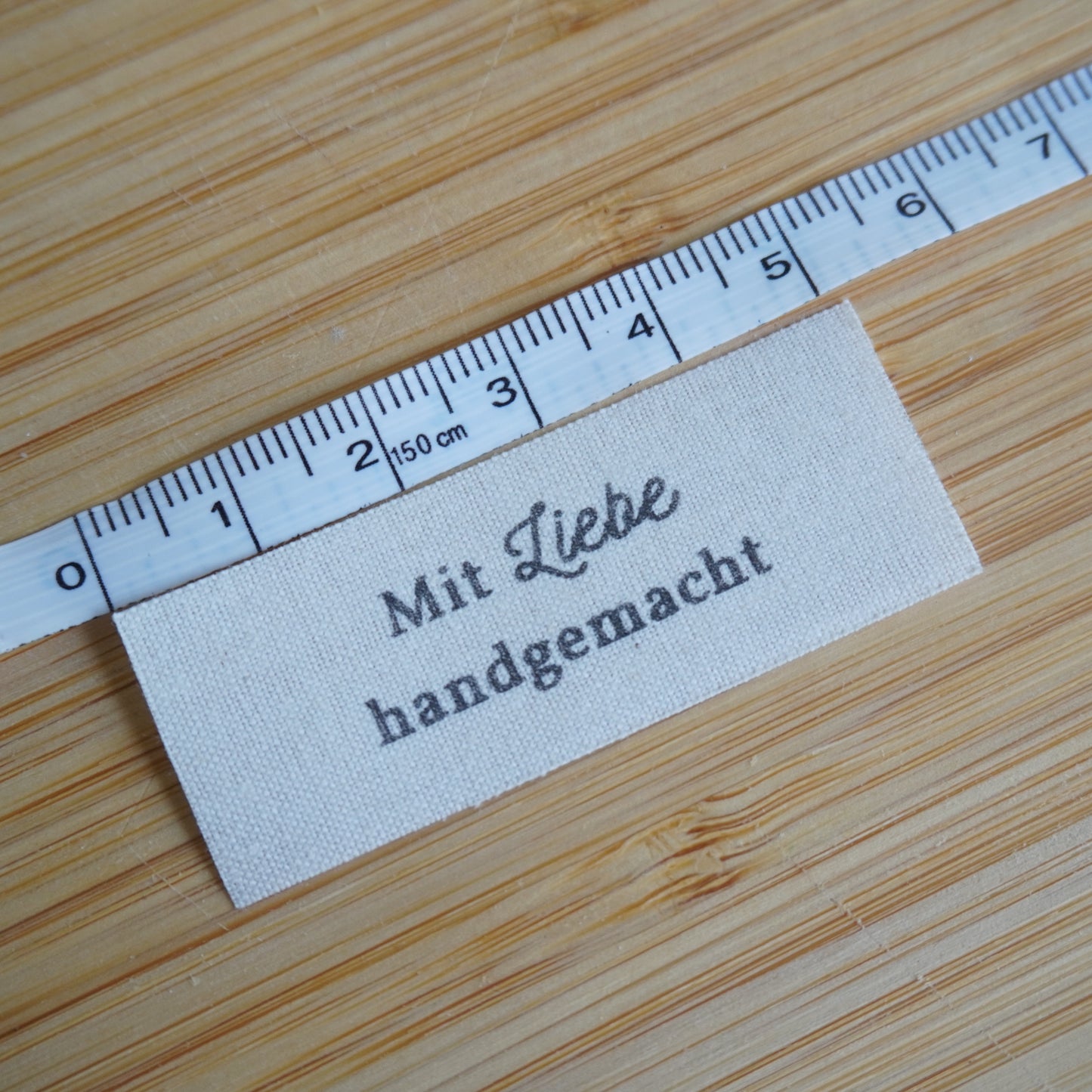 Liebe - Handarbeitslabel zum Einnähen