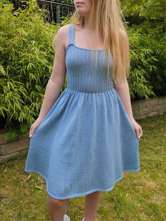 Sommerbrise Kleid Strickanleitung / Dress Knitting pattern