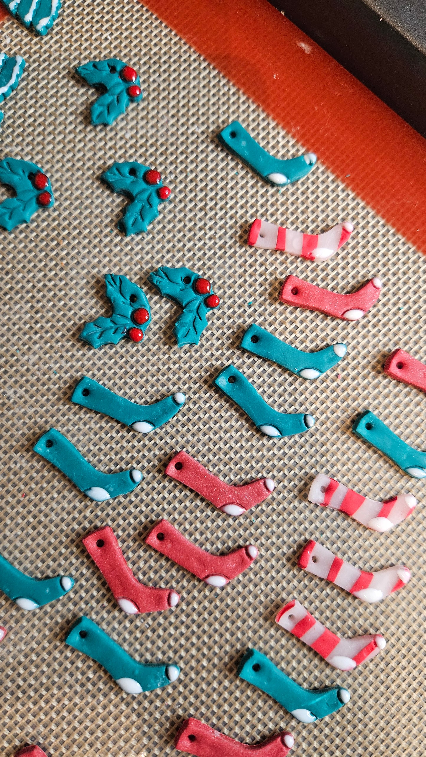 Winter Socken / Handgemachter Maschenmarkierer