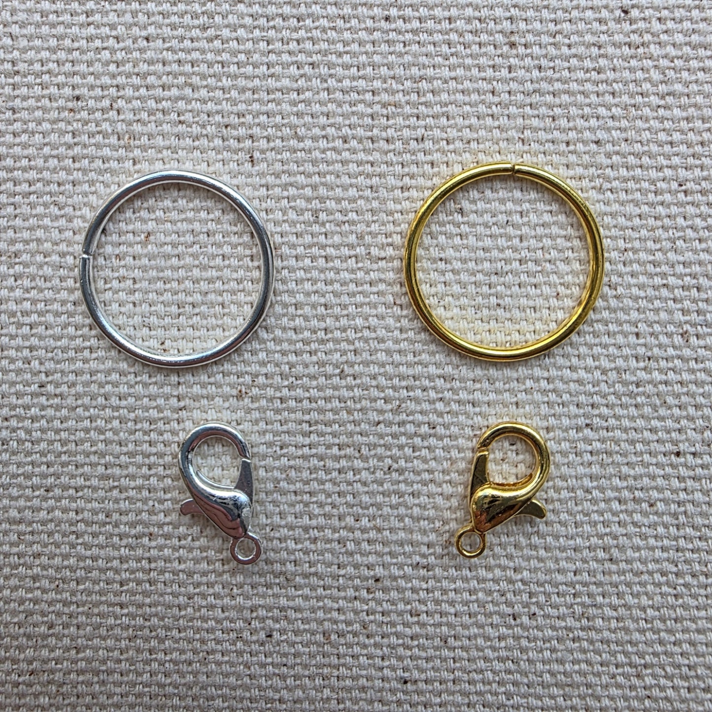 Muschel mit Perle / Handgemachter Maschenmarkierer