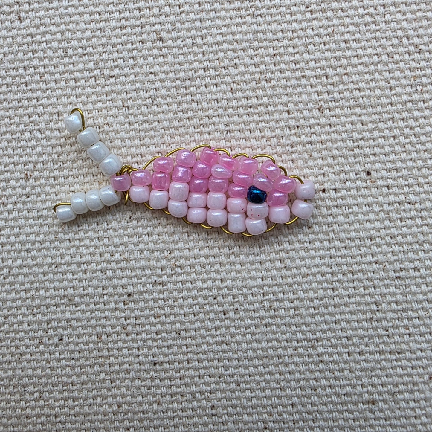 Perlen-Fische/ Handgemachter Maschenmarkierer