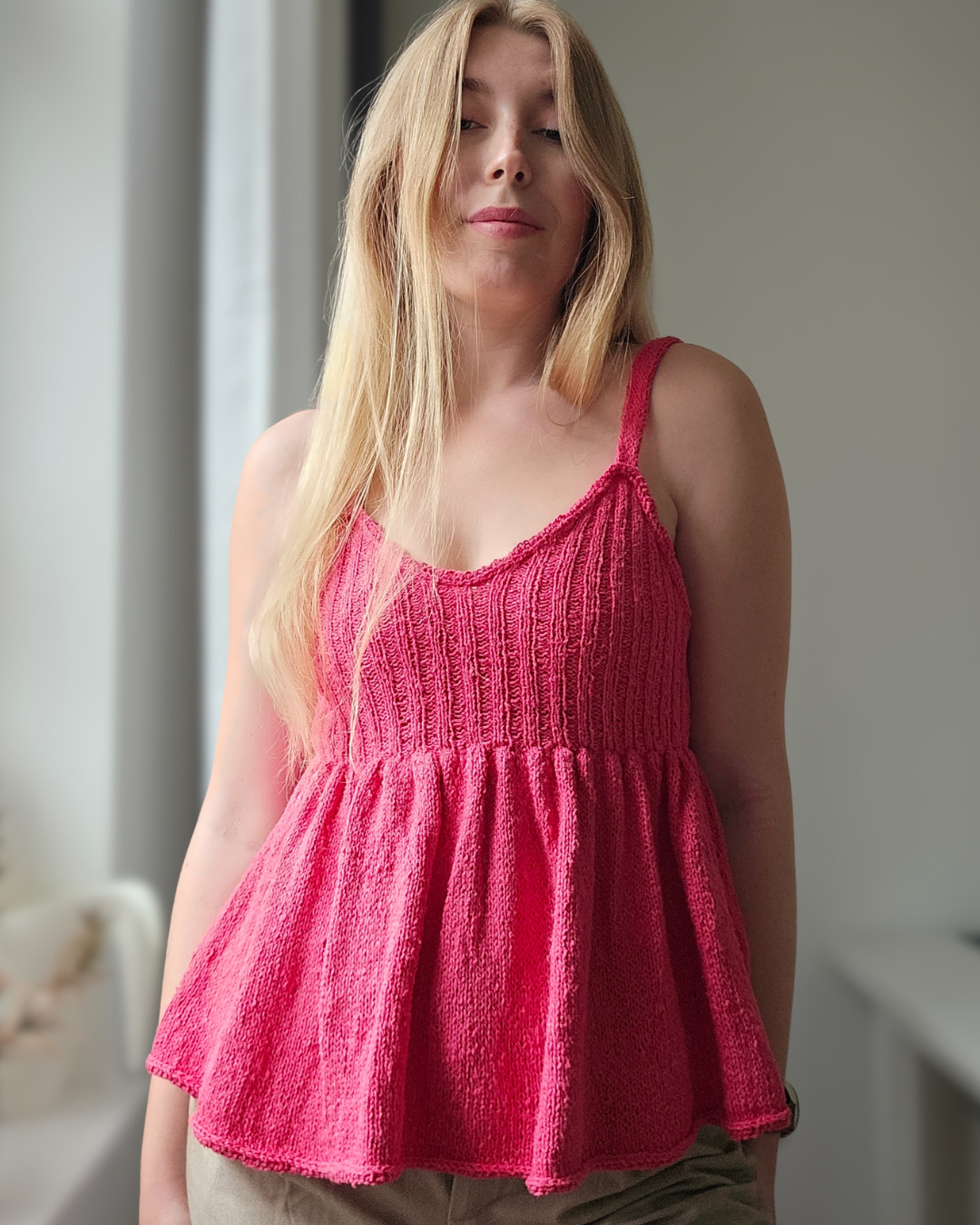 Sommerbrise Cami Strickanleitung / Camisole Knitting pattern