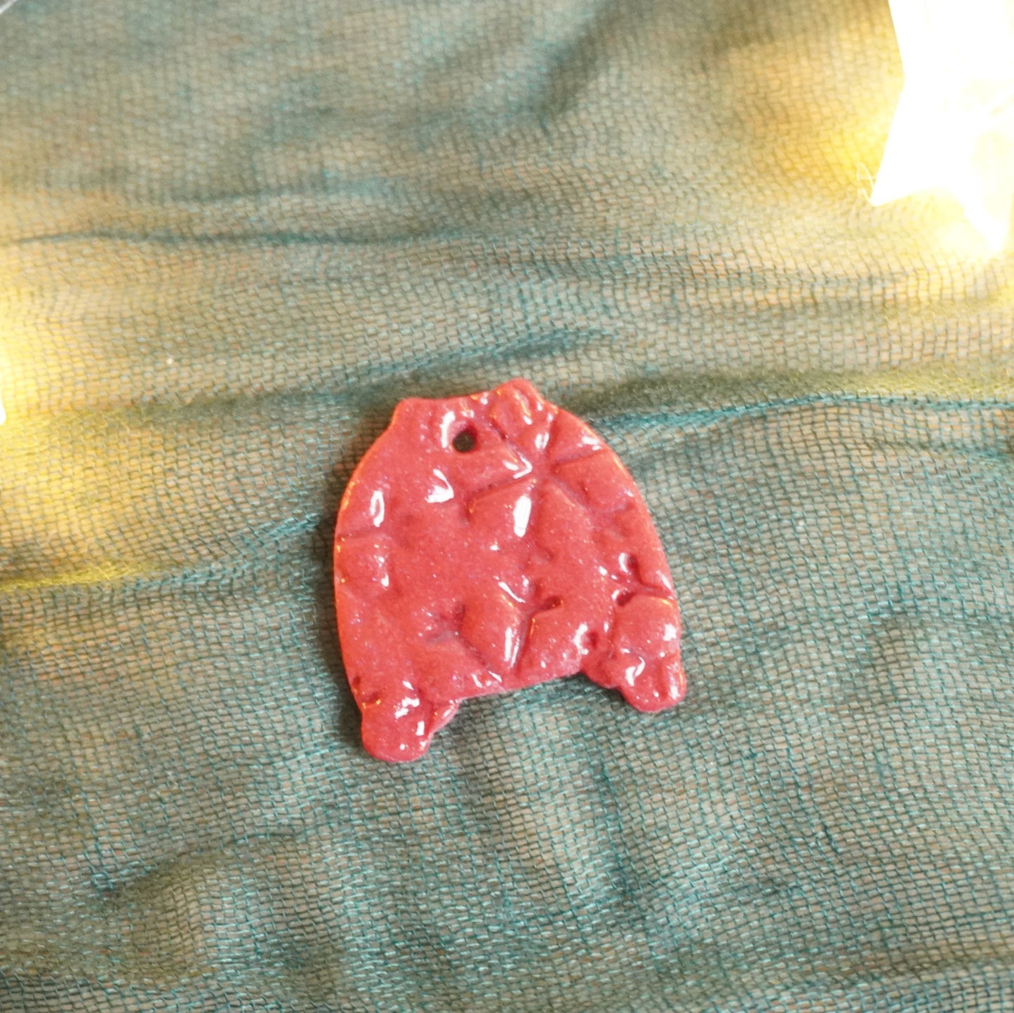 Weihnachtspullover / Handgemachter Maschenmarkierer