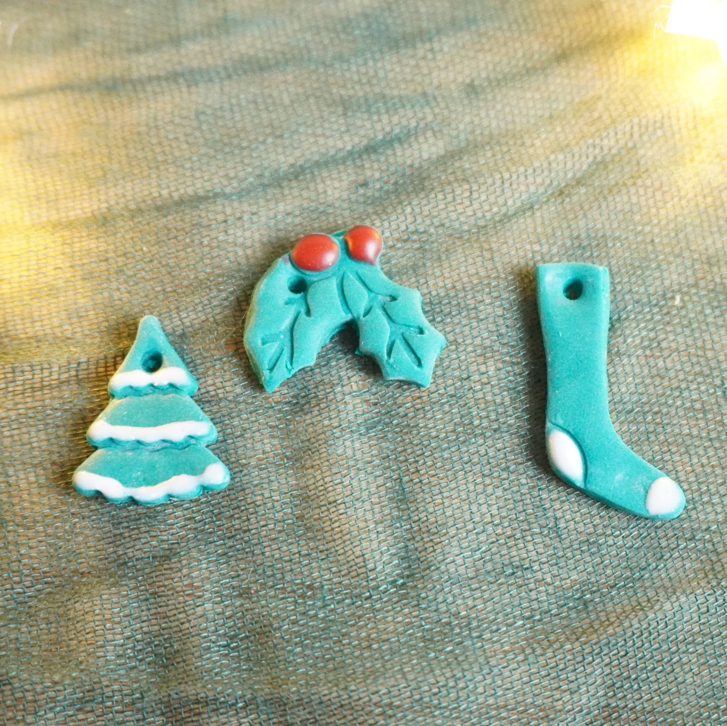 Winterspaziergang / Bundle handgefertigte Maschenmarkierer