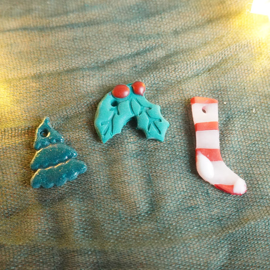 Winterspaziergang / Bundle handgefertigte Maschenmarkierer