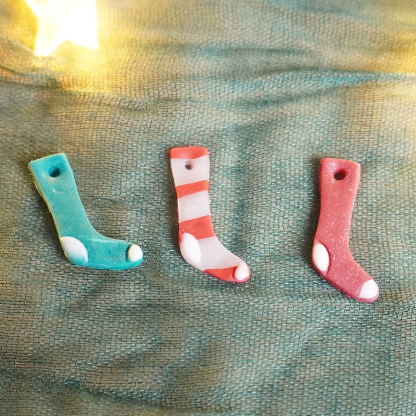 Winterspaziergang / Bundle handgefertigte Maschenmarkierer