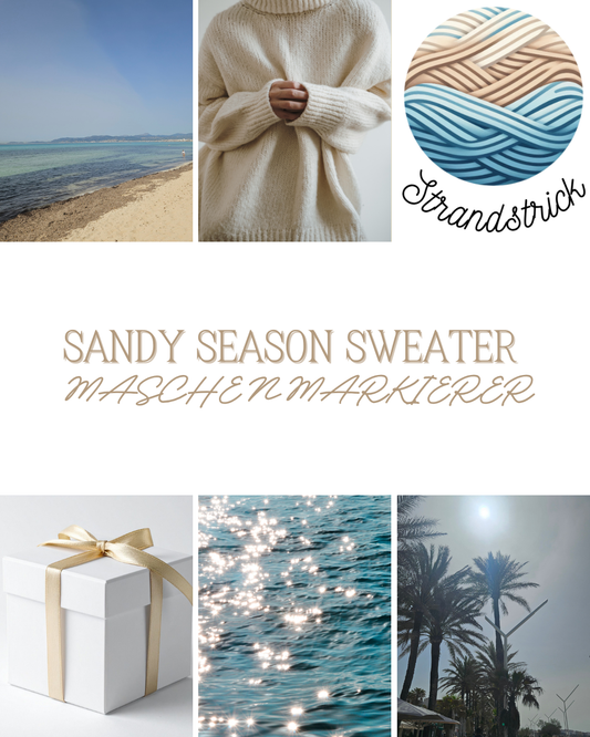 Mystery Pullover / Handgemachter Maschenmarkierer