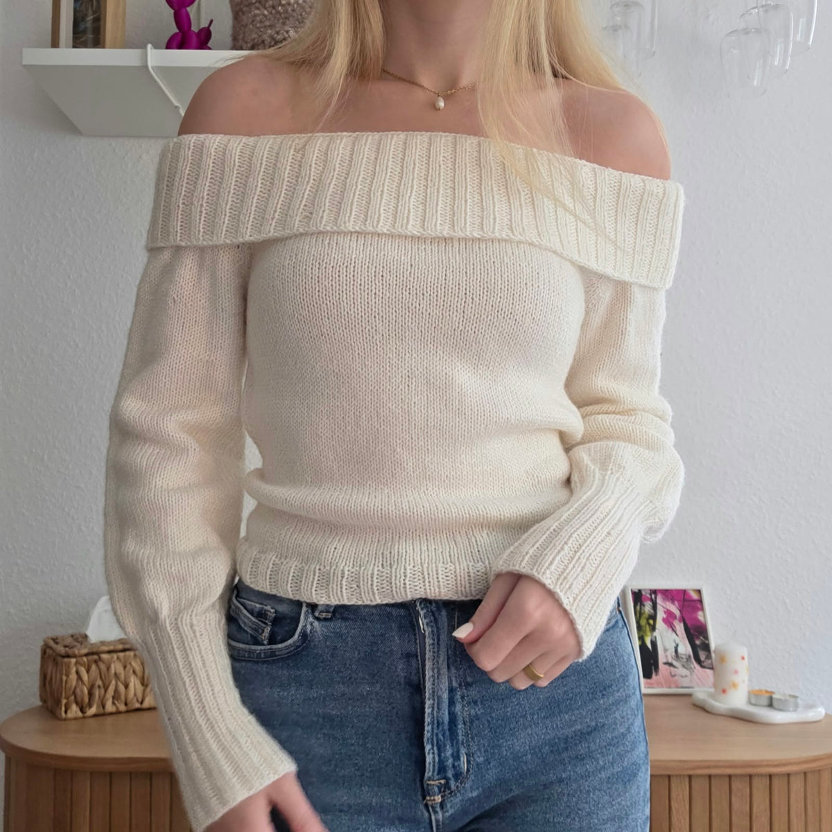 Meeresschimmer Sweater Strickanleitung / Knitting pattern