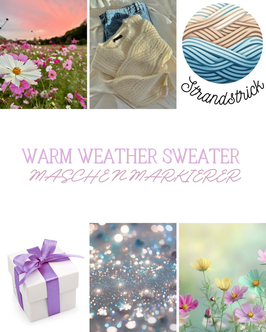 Mystery Pullover / Handgemachter Maschenmarkierer